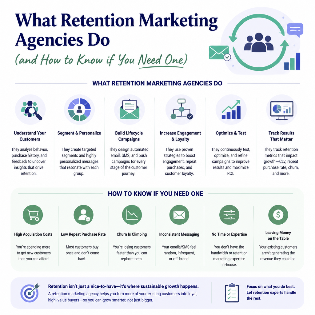 What Retention Marketing Agencies Do (and How to Know if You Need One)