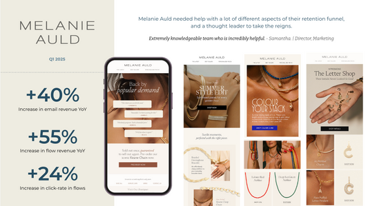 How Melanie Auld Grew Email Revenue 40% and Flow Revenue 55% With a Full Retention Rebuild